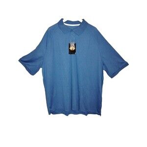 Guide Gear G.G. S/S Performance Polo 57187-005-006 NWT Blue 3x Short Sleeve